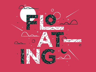Floating Series clouds concept floating floating button fly illustration series imagination restriction sky space