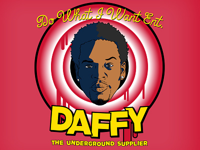 Daffy Logo graphic illustration logo