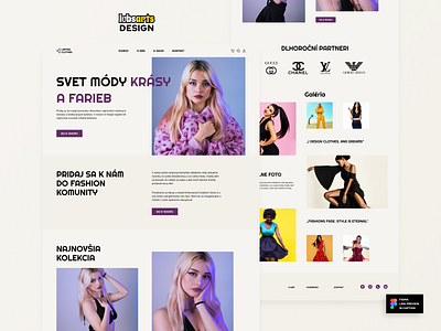 Svet Módy dailyui fashion fashionweb interface ui uidesign uidesigner userinterface ux web webdesign webpage website websitedesign wireframe