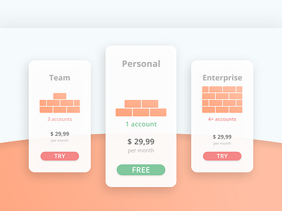 Daily UI Challenge #030 - Pricing design flat gradient illustration pricing typography ui ux web