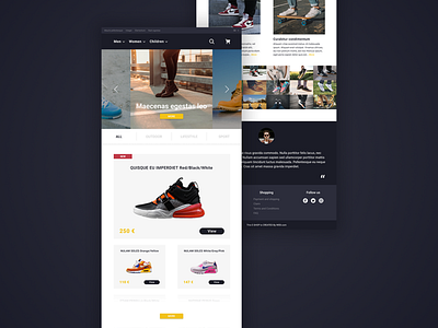 E-commerce website design