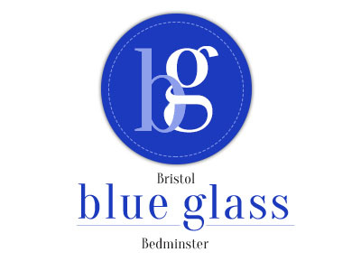 Blue Glass blue brand bristol elegant fun glass identity logo photoshop smart