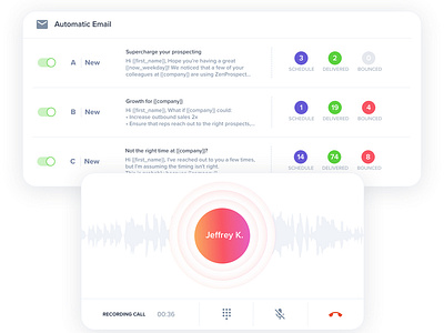 Sequence & Dial ui