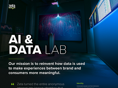 AI & Data Lab brand design illustration