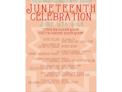 Juneteenth Celebration Poster