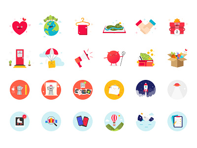 Gratix illustrations app characters characters design gamification gifts gratix illustration illustration set sketchapp
