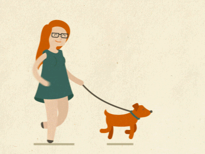 Chusquitín after effects animation dog gif vector