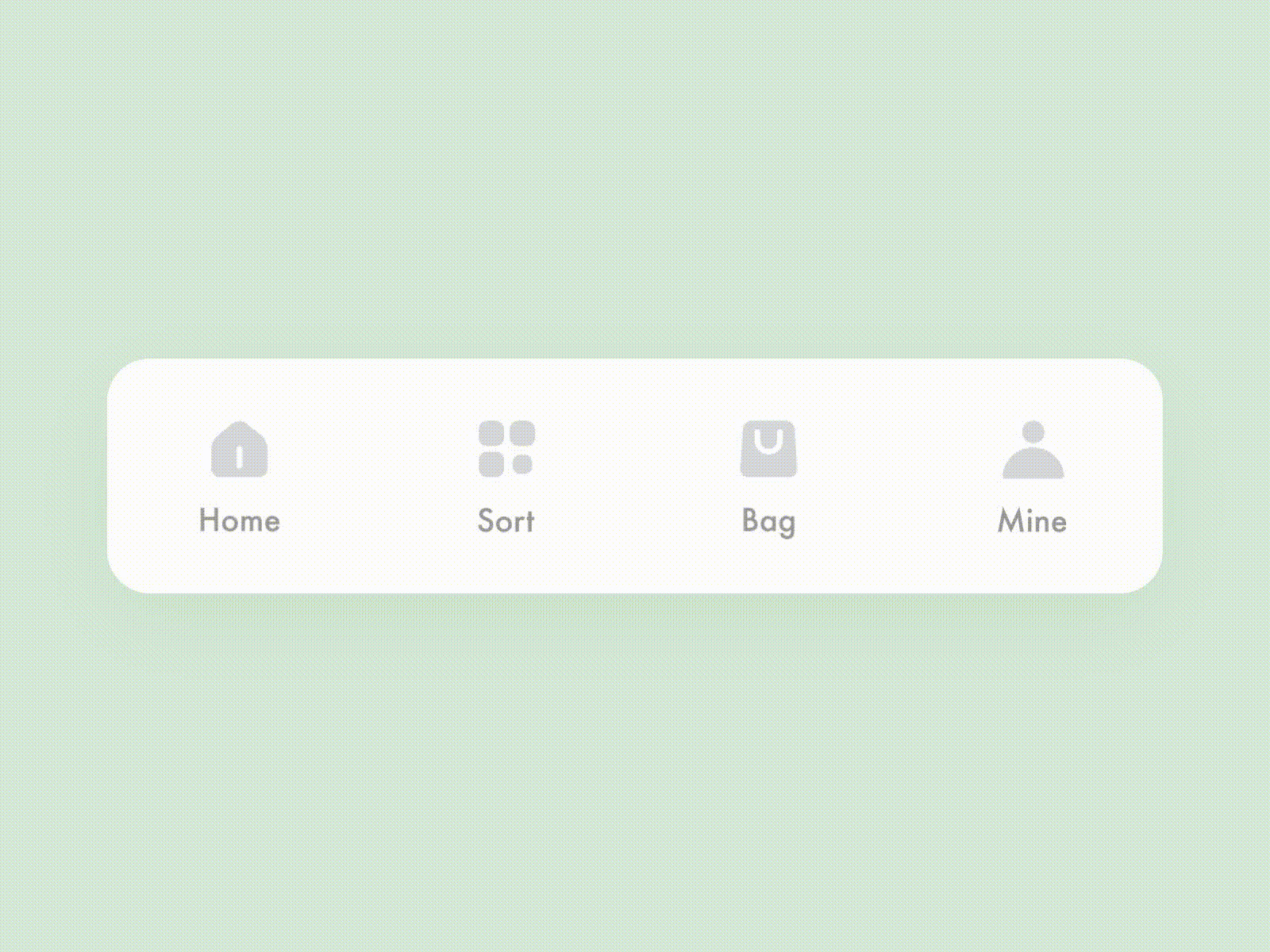 Fresh Tab card table tabs ui