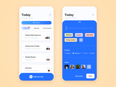 To do list 2019 app color design materialdesign page plan schedule sketch training ui ux work