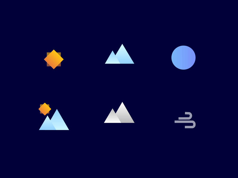 Weather icon 2019 ae aniamtion color design icon logo sketch training ui weather