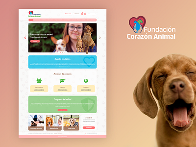 2015 - Fundación Corazón Animal foundation pets web