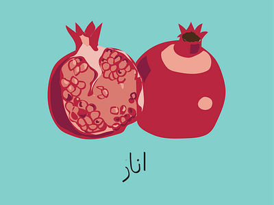 Anar is pomegranate in Farsi