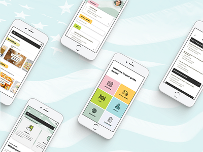 an app for helping refugees and immigrants in the U.S. apps interface design