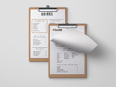 Menu design