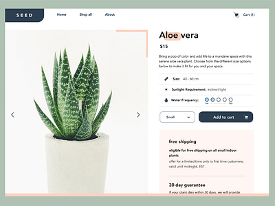 Plant Product Page