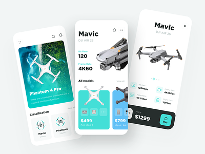 Drone Mall Mobile App Concept app dailyui design drone icon interface mall mobile app ui ux