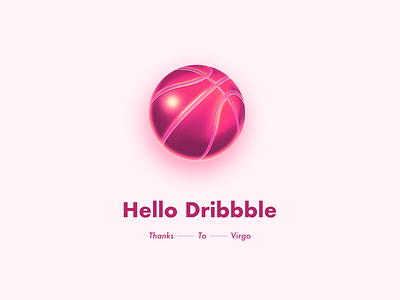 Hello Dribbble！