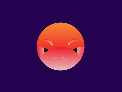 Angry Reacts Emoji angry art design emoji emoticon emotion flat hmtech360 icon illustration react reaction vector