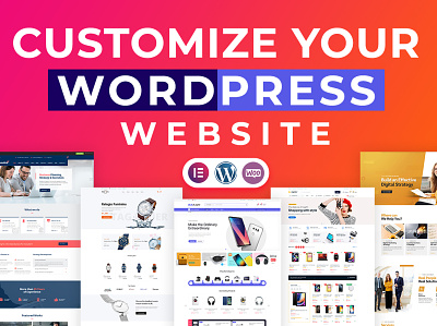 I will customize your wordpress website or woocommerce store ecommerce elementor elementorwebsite elementorwebsitedesign eliashkawsar website websitedesign websitedevelopment woocommerce wordpress
