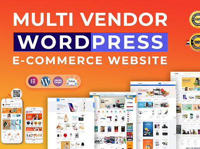 I will develop multi vendor ecommerce marketplace website ecommerce elementor multivendor website websitedesigner websitedeveloper woocommerce wordpress