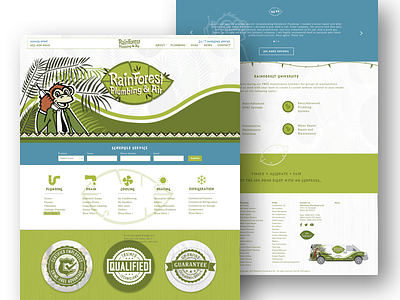 Rainforest Website Design