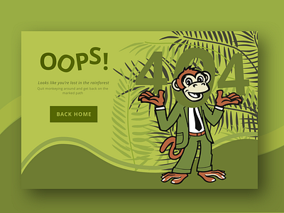 404 page design