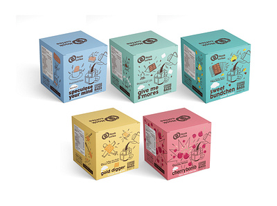 Hook Coffee box packaging box branding graphic design illustration logo packaging design typography vector