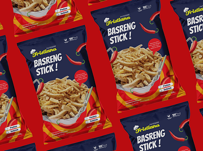 Tristiana Food branding chips design graphic design illustration logo packaging design vector
