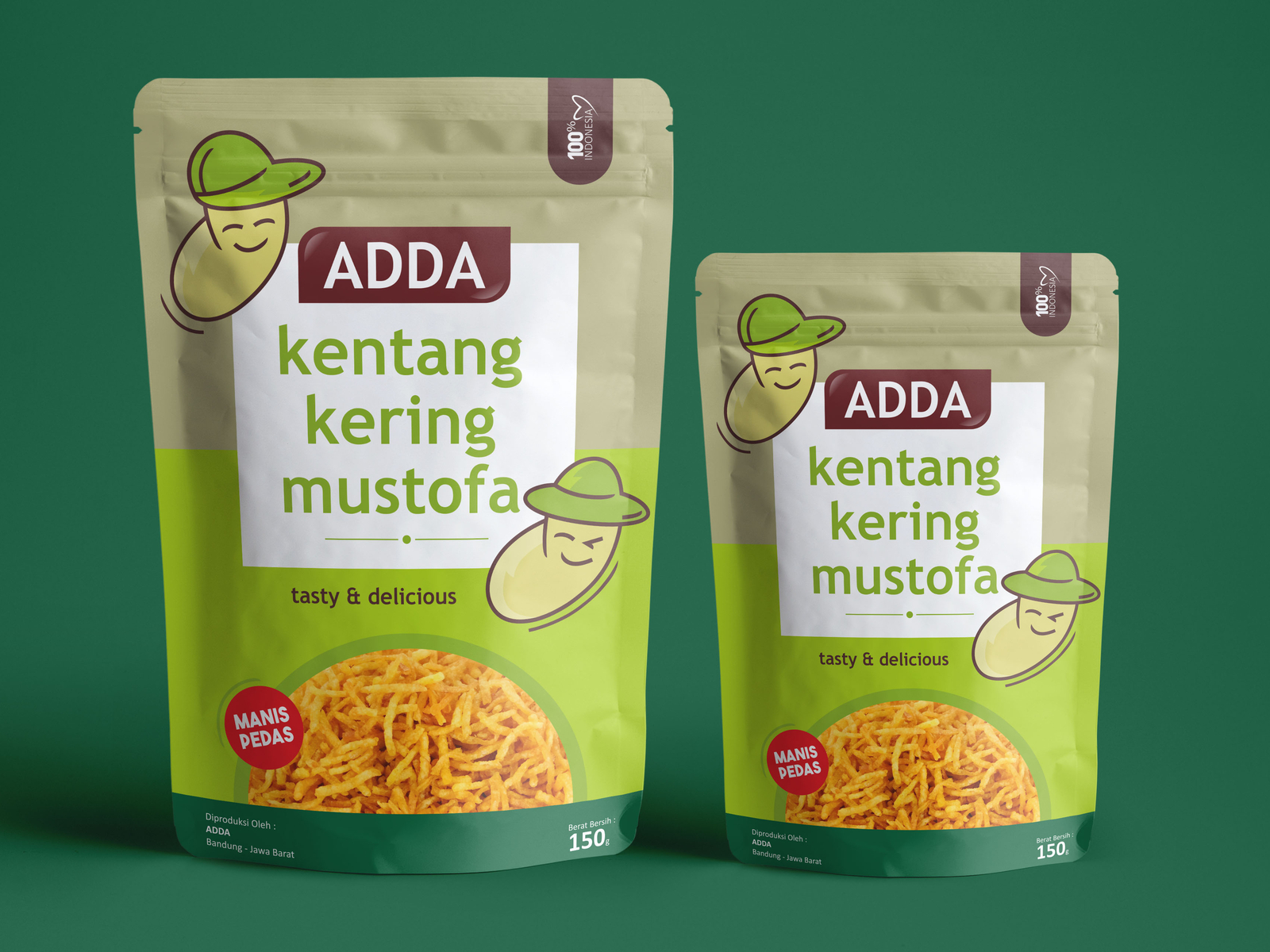 Potato chips Pouch by yogi nurtibian on Dribbble