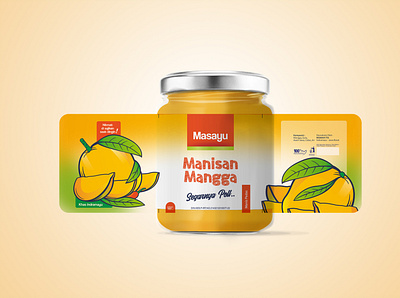 Candied Mango branding design food icon illustration logo mango packaging design typography vector