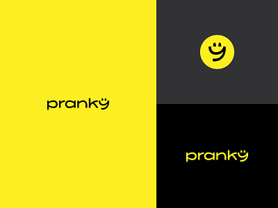 Pranky abstract branding digital icon identity lettering logo logotype mark sign