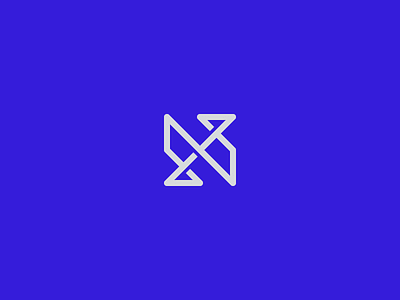 Nebula abstract digital identity logo n sign
