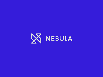 Nebula identity logo logotype n nebula sign