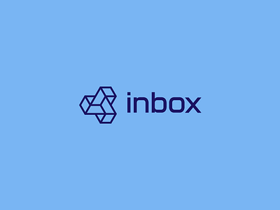 Inbox box identity inbox logo logotype mark sign