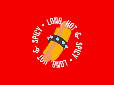 LH&S dog food hot hotdog logo logotype long mark sausage sign spicy