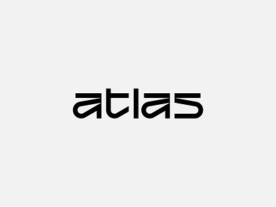 Atlas abstract atlas branding branding agency concept design digital experiment geometric identity lettering logo logotype typography