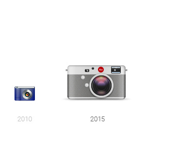 5 Years Later V apple cam camera digicam icon icons iconset ive jony jony ive leica smashing magazine