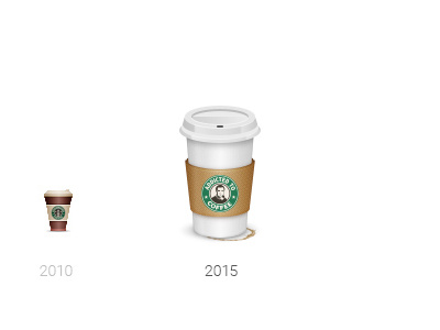 5 Years Later VI coffee coffee to go icon icons iconset mug smashing magazine starbucks