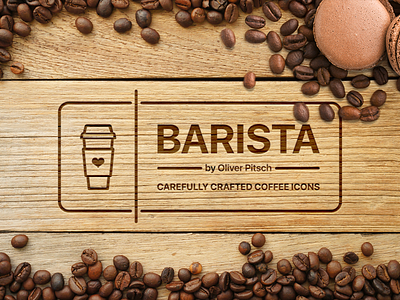 Barista - carefully crafted coffee icons