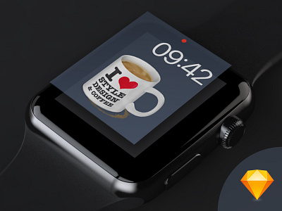 Apple Watch Face Template for Sketch apple watch free freebie sketch template wallpaper watch face watch wallpaper watchface