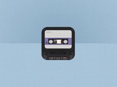 Retro Cassette PSD cassette free icon ios psd retro tape