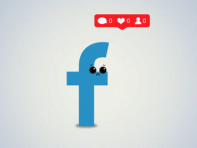 Poor Facebook fb illustration instagram thepsaddict
