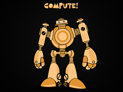 Robo artificial intelligence characterdesign cute illustartor illustration robot thepsaddict