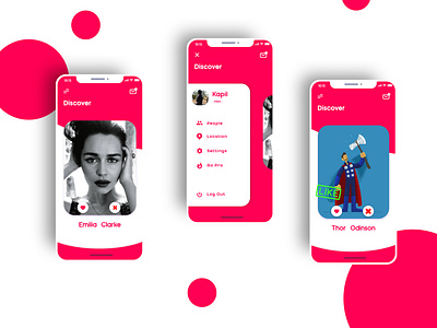 Dating App | UI/UX app concept dating app thepsaddict ui ux uxdesign