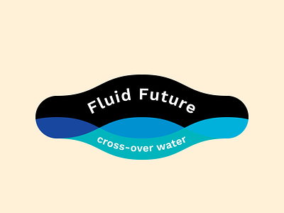 Fluid Future Logo variation branding branding concept design fluid future graphic design icon icon design illustrator logo logo mak typography vector water wave waves
