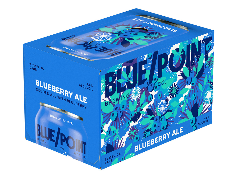 Blue Point Blueberry Ale by Nick Liefhebber on Dribbble