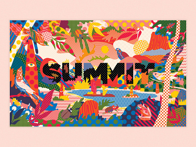 Adobe Marketing Summit adobe conference illustration marketing patterns