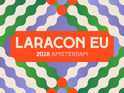 Laracon 2018 campaign 2 branding conference design developers graphic design laracon laravel logo patterns typeface typography