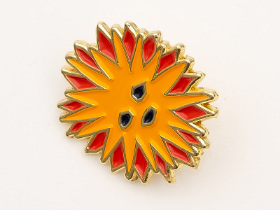 Sun Sun Sun enamel pin