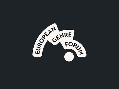 European Genre Forum Logo branding design fantastic film film film festival films flexible forum genre film graphic design icon inspiration logo minimal minimalism movie movies talks vector workshops